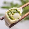 船歌鱼水饺荠菜扇贝水饺240g12只海鲜手工速食面点饺子夜宵儿童早餐半成品 实拍图