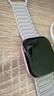 Apple/苹果 Watch S11 智能手表GPS款46毫米玫瑰金色铝金属表壳淡桃粉色运动型表带S/M MEVT4CH/B 实拍图