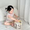 班迪萌（BANDIMENG）婴儿玩具多面体蒙氏早教益智忙碌球儿童玩具0-1-3岁宝宝生日礼物 奶油八面手拍鼓 [蓝牙+蛋糕礼盒] 一岁宝宝玩具六面体周岁礼物 实拍图
