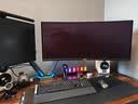 AOC爱攻霸天 34英寸QD-OLED 175Hz 0.03ms 原生10bit 硬件低蓝光 16W音箱曲面带鱼电竞显示器AG346UCD 实拍图