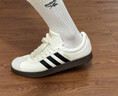 adidas「T头鞋」VL COURT CLASSIC板鞋德训鞋男女阿迪达斯轻运动 汉玉白/黑色/树脂黄   42 实拍图