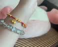 咏者金珠足金999转运珠小金珠黄金手链女路路通散珠DIY配件小金豆 5mm金珠亮面约0.06g支持多退少补 实拍图