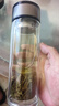 【京东物流配送】高硼硅双层玻璃杯大容量泡茶杯水杯子茶水分离杯 【双层加厚】茶杯350ml1只 实拍图