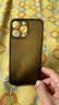 POZZO适用苹果14promax手机壳 iphone14promax保护套镜头全包超薄透明磨砂防摔软壳男女款 深空黑 实拍图