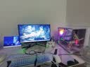 汤能优品电脑桌台式家用电竞游戏桌简约卧室书桌办公学习桌学生写字小桌子 单桌-暖白140*60【C型加固钢架】 实拍图