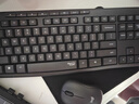罗技（Logitech）MK295无线键鼠套装 静音办公无线键盘鼠标套装 静音鼠标键盘笔记本电脑键盘薄膜 全尺寸家用104键 MK295黑+短鼠标垫（20*23） 实拍图