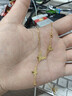 中国珠宝蝴蝶黄金项链女流苏足金在逃公主套链七夕情人节礼物送女朋友老婆 足金蝴蝶流苏项链+品牌礼盒 金重约4.5g 克重多退少补（联系客服） 实拍图