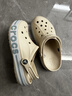 卡骆驰（CROCS）贝雅卡骆班洞洞鞋|205089 冬日白/彩色-1LI   37 /38(230mm)   实拍图