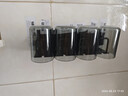 佳帮手牙刷置物架免打孔漱口杯壁挂式牙刷架置物架卫生间牙杯架 四杯 实拍图