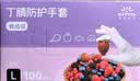 英科医疗（INTCO）一次性手套丁腈手套100只大码餐饮清洁加厚耐用丁晴白色橡胶手套 实拍图
