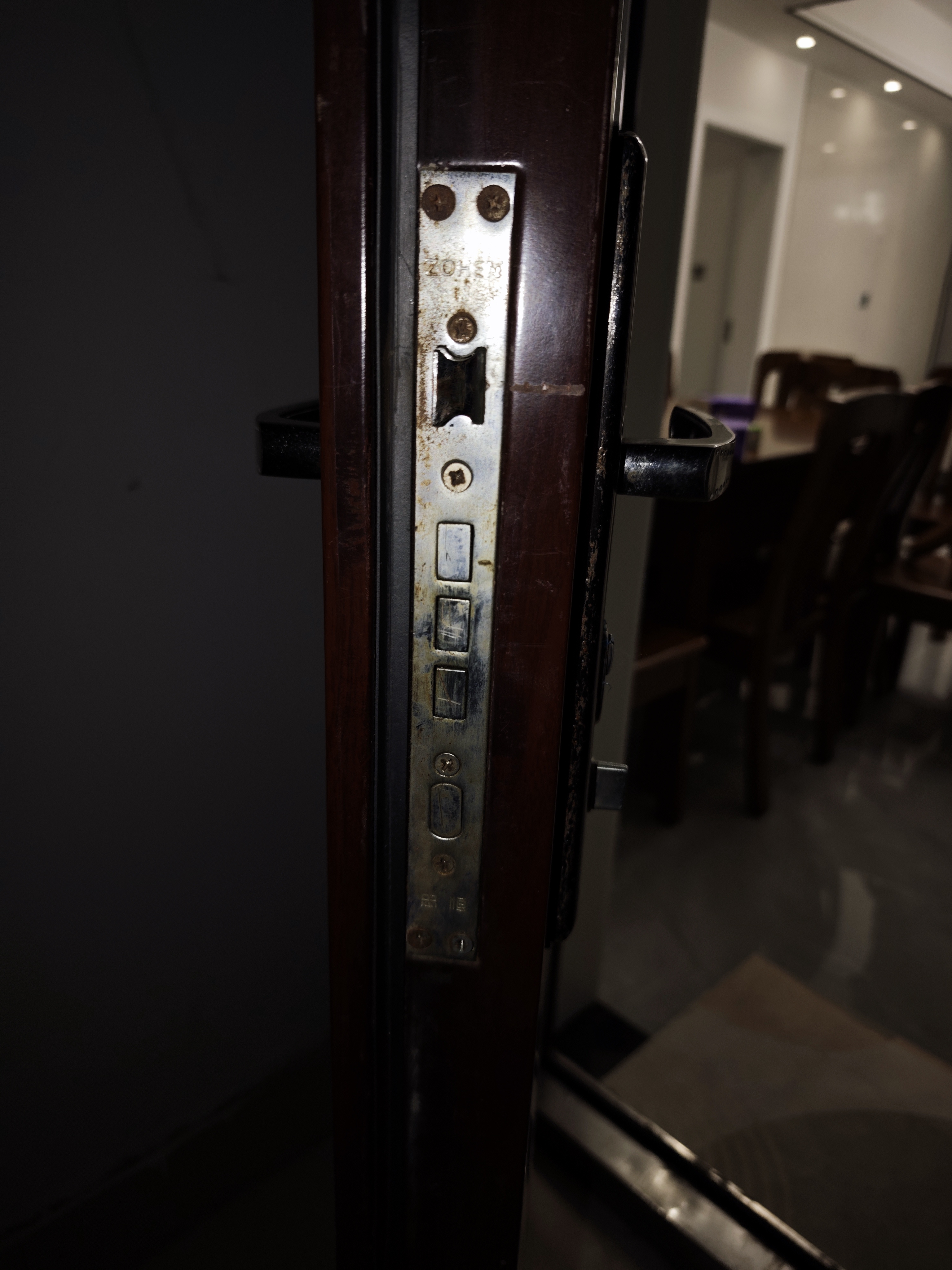 BECK智能门锁家用指纹锁入户密码锁防盗智能电子锁上门安装C级锁芯V10 实拍图