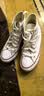 匡威（Converse）All Star夏季经典帆布男女高帮休闲运动小白鞋101009 101009/白色 36.5 实拍图