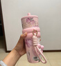 世大家明星同款保温杯女士水杯送女朋友老婆生日礼物高颜值大容量吸管杯 实拍图