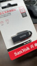 闪迪（SanDisk）64GB USB3.2 U盘 CZ550黑色 读速100MB/s 安全加密 数据恢复 学习办公电脑车载 高速大容量优盘 实拍图