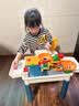 斯纳恩（Snaen）积木桌子儿童玩具大颗粒益智结实多功能安全3-6岁1男女孩生日礼物 实拍图