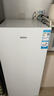 海尔（Haier）山茶花138L立式冰柜小型家用小冰箱冷柜真风冷无霜冷冻冷藏转换一级一键速冻大容量BD-138WGH90WF 实拍图
