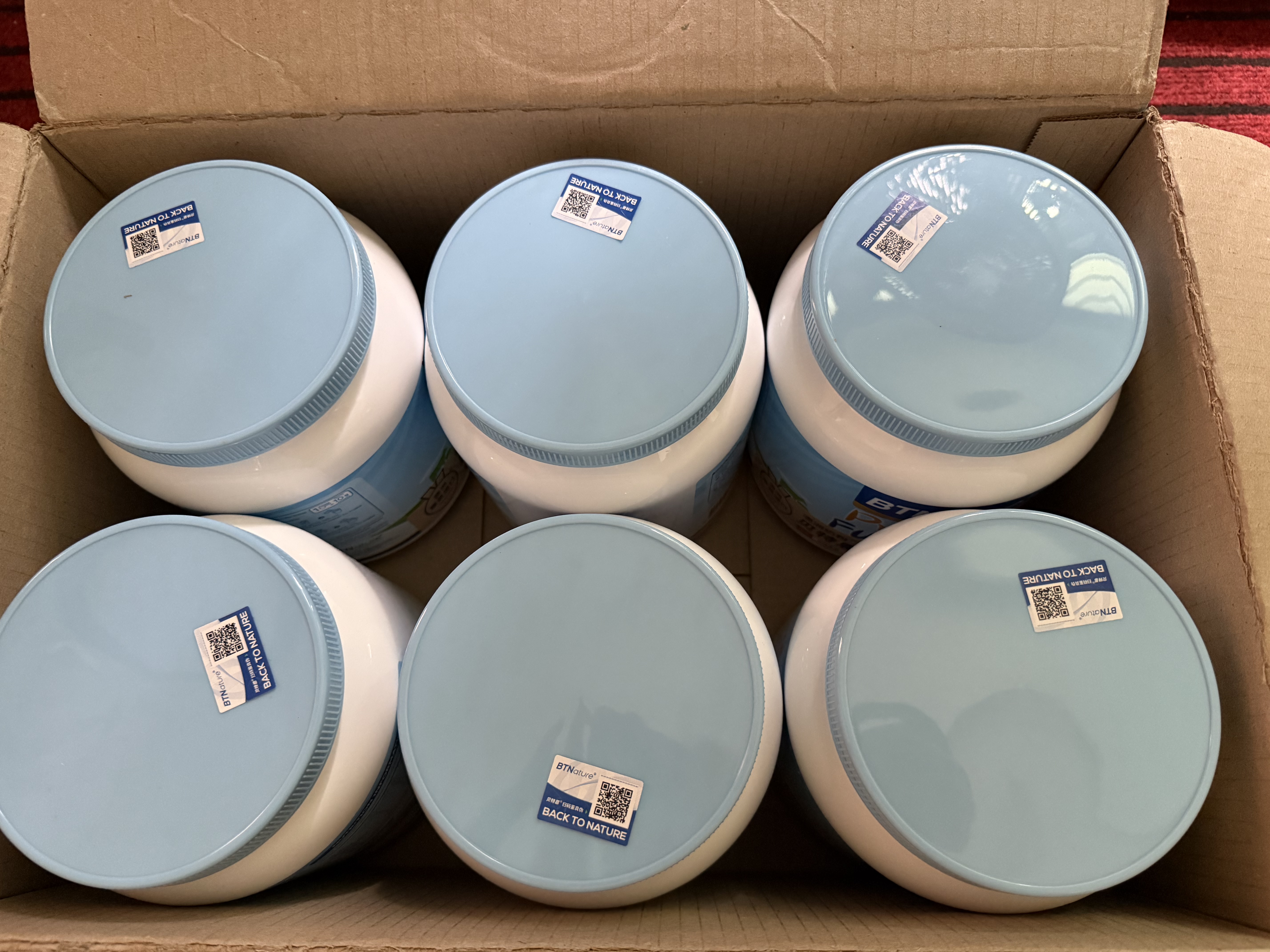 BTNature蓝一号胖高个子奶粉成人钙儿童中老年澳洲进口贝特恩全脂1kg*6罐 实拍图