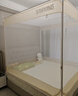La TorrettaA类婴儿宝宝防摔蚊帐家用三开门加密防掉坐床方顶蚊帐1.8/1.5米床 实拍图