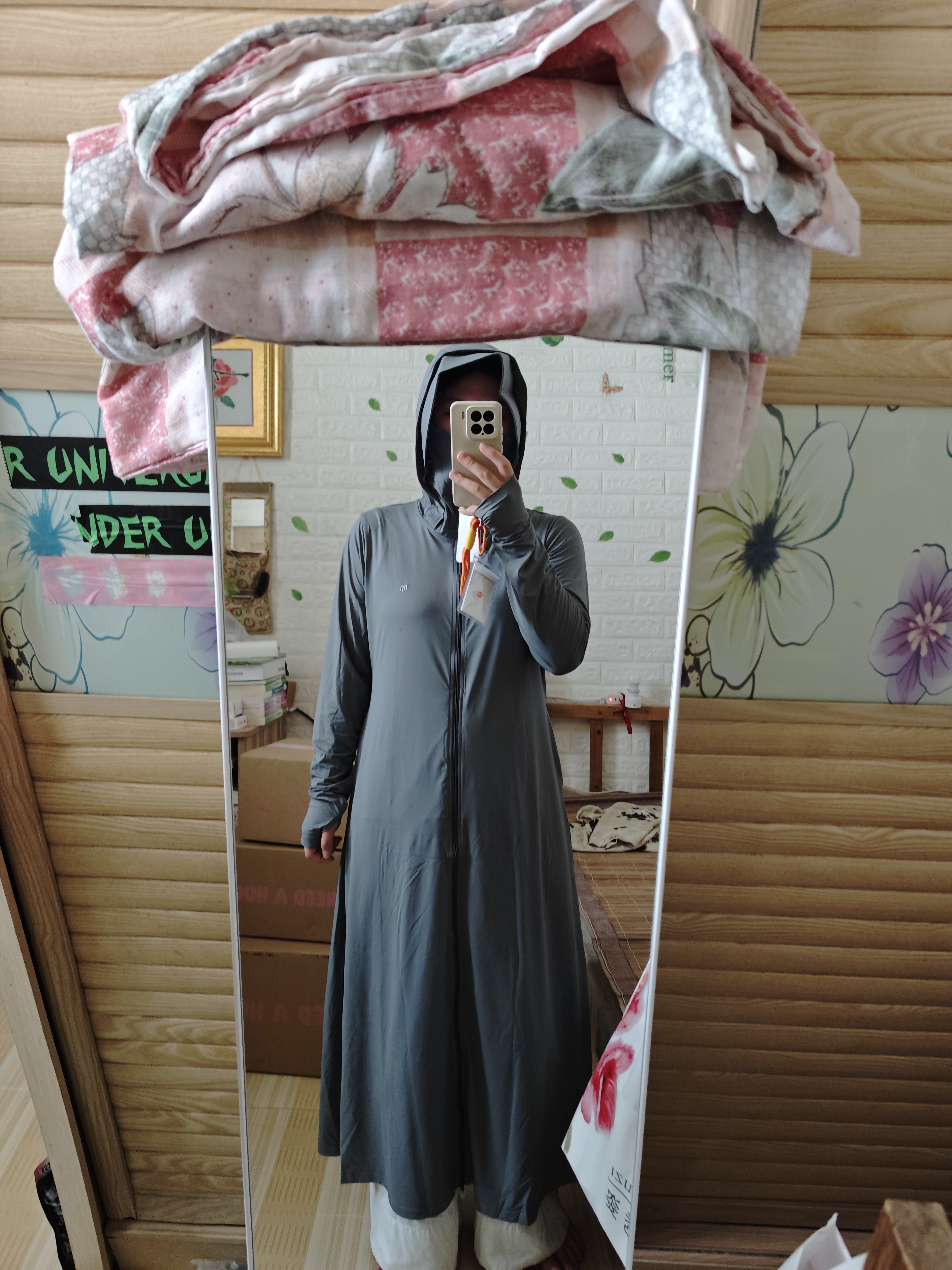 茉寻【赵露思同款】长款防晒衣女防紫外线透气防晒服全身外套长袍风衣 实拍图