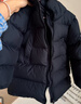 保姆鹅  【风墙】儿童羽绒服宝宝中长款护脸加厚外套保暖童装[NG2664] 炭黑 120 实拍图