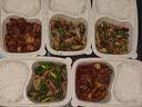 特美居（temeiju）一次性餐盒饭盒带盖打包可微波加厚玉米淀粉露营餐具1000型*6套 实拍图