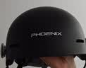 凤凰（Phoenix）新国标3C认证电动车头盔四季通用电瓶摩托车男女士安全帽半盔 哑光短透黑色 实拍图