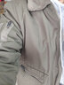Jeep（吉普）棉衣男士加绒棉袄羊羔绒棉服休闲男潮毛领外套冬季飞行员夹克衫 浅军绿 2XL 实拍图