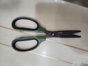 得力（deli）160mm剪刀办公生活家用小剪子手工剪纸刀 办公用品 黑色6034 实拍图