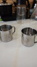 onlycook316L口杯水杯 儿童水杯早餐牛奶杯 婴幼儿饮水杯 无盖熊猫350ml 实拍图