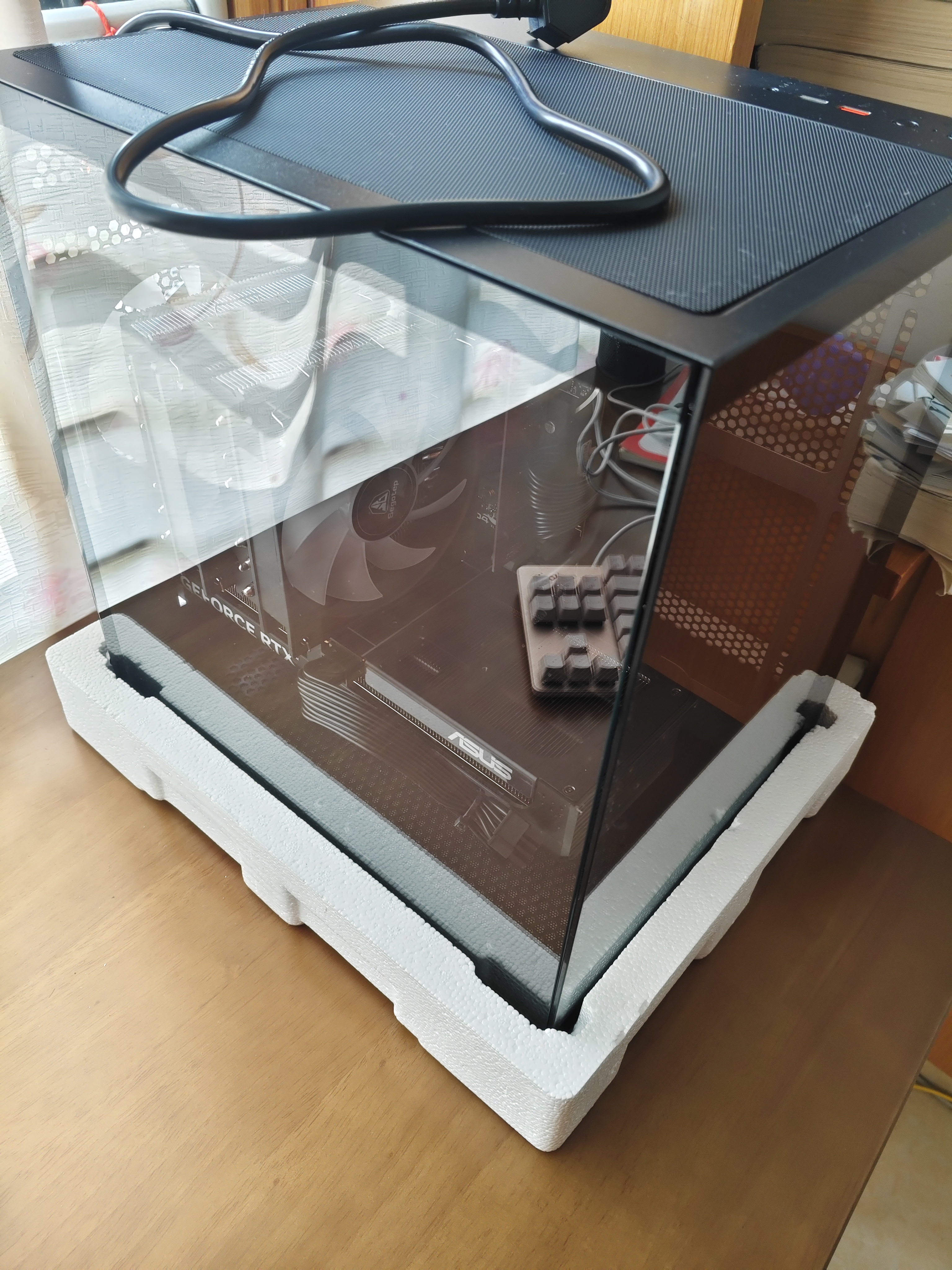华硕（ASUS）i5 12600kf/12400f/14600kf/5060电脑主机5060Ti显卡游戏台式组装电脑主机整机DIY组装机 七：12600KF丨RTX5060Ti 8G 组装机 实拍图