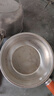 特厚不锈钢平底锅奶锅电磁炉通用不粘锅辅食锅汤锅煮锅蒸锅汤锅 胡桃木锅17cm 实拍图