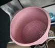 本迪加深泡脚桶17L家用洗脚足浴盆塑料水桶按摩无电洗脚水桶单个粉色 实拍图