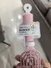 名创优品（MINISO）梳子升级款立式长柄骨梳美发梳造型梳礼物 带清洁刷 粉色 实拍图