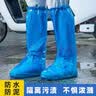 JAJALIN一次性防雨鞋套10只装雨靴防水加厚男女雨天防滑长筒塑料鞋套 实拍图