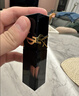 YSL圣罗兰黑管镜面爱心唇釉610乌龙奶茶口红滋润显气色化妆品生日礼物女 实拍图