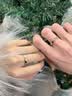 BJYLS999纯银情侣对戒甜蜜猫狗足银戒指男女款手饰品生日礼物送女朋友 情侣一对+精美礼盒 实拍图