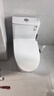 九牧（JOMOO）马桶 家用虹吸式马桶大冲力节水坐便器 防臭瞬冲 易洁抗菌马桶 行业爆款-升级无棱内壁11370-400坑 实拍图
