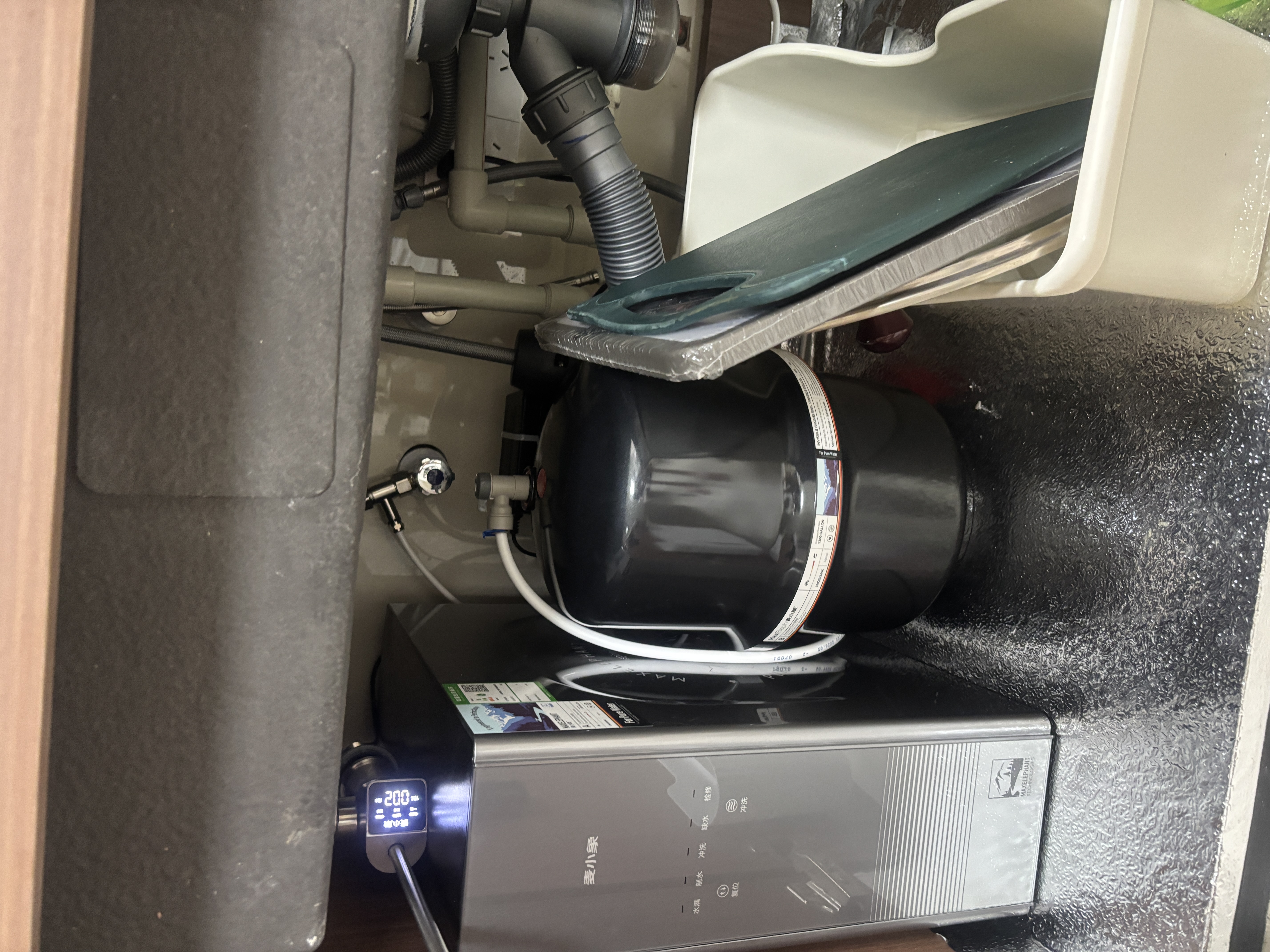 麦小象净水器M5Pro家用直饮鲜活水1300G双舱RO反渗透0阻垢剂0陈水小加仑厨房专用台下用母婴直饮机净水机 【上门安装】全屋净水 单联前置+M5pro+管线机G1 实拍图