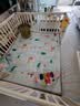 贝博氏babybox爬爬垫婴儿宝宝塑料围栏爬行垫组合+EPE整张垫2CM 实拍图