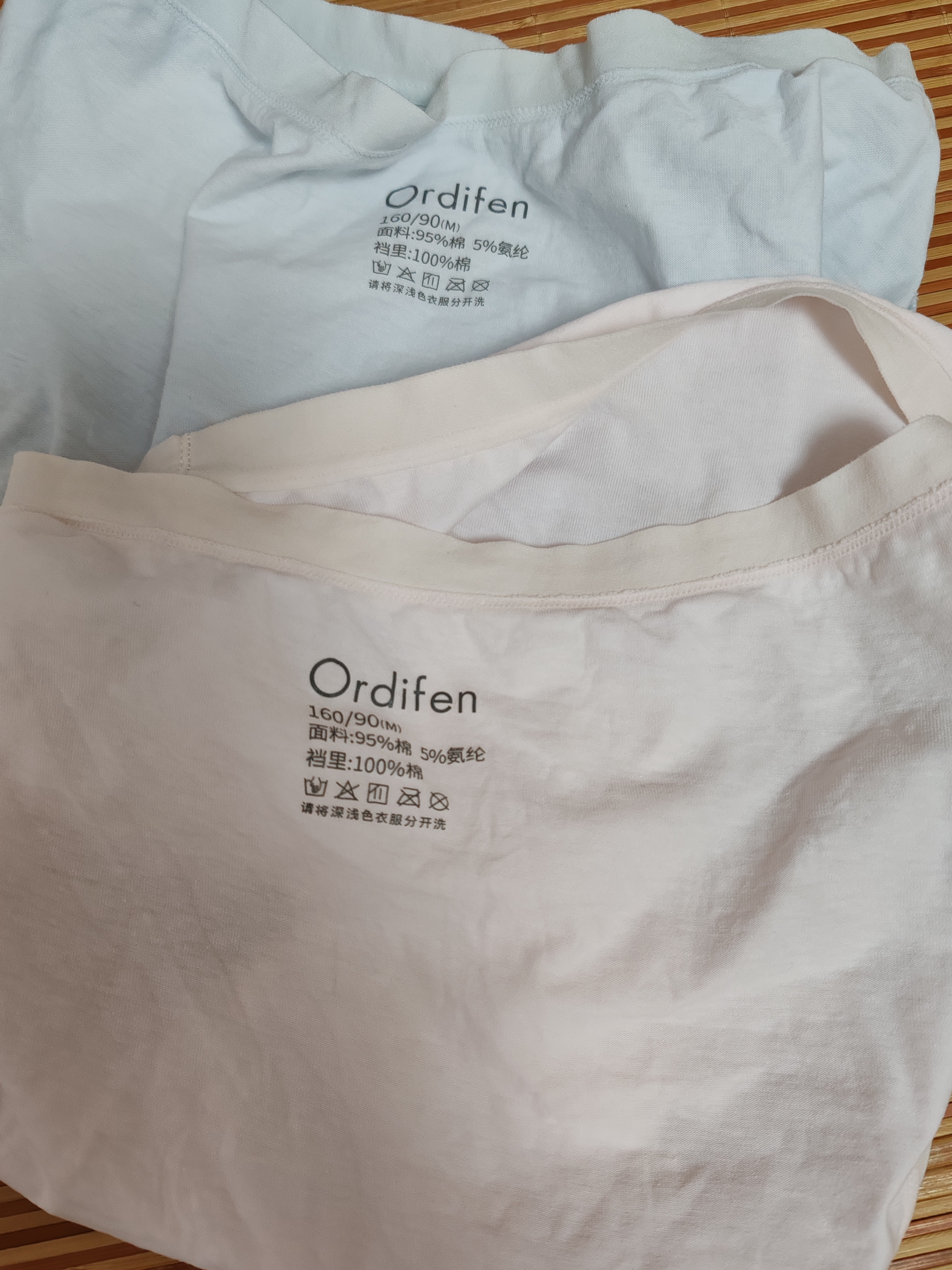 欧迪芬6条女士内裤女纯棉10A抗菌100%纯棉加长底档透气中腰少女三角内裤 实拍图