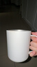 MUJI 不锈钢 双层马克杯 水杯杯子带把手桌面 白色L  510ml 实拍图