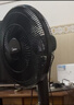 美的（Midea）电风扇落地扇家用大风量 远距离强风轻音送凉电扇 立式落地风扇家用卧室客厅办公桌面加高加大飓风 【黑色遥控】7h定时 实拍图