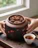 滇聘号老班章普洱茶熟茶云南古树茶十三年老茶头茶叶中秋节送礼盒装750g 实拍图