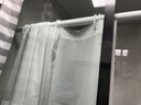 京东京造浴帘防霉系列卫生间加厚宽防水遮光洗澡淋浴室隔断窗帘200*180cm 实拍图