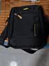 卡拉羊休闲运动包单肩包斜挎包男士帆布包超轻竖款潮流胸包旅行便携黑色 实拍图