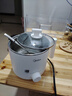 美的（Midea）【品牌直营】宿舍电煮锅不锈钢小型多功能一锅多用泡面锅小型迷你电煮锅小电锅便携式煮面锅电火锅 1.7L 【带蒸笼 304内胆】XZE1614 实拍图