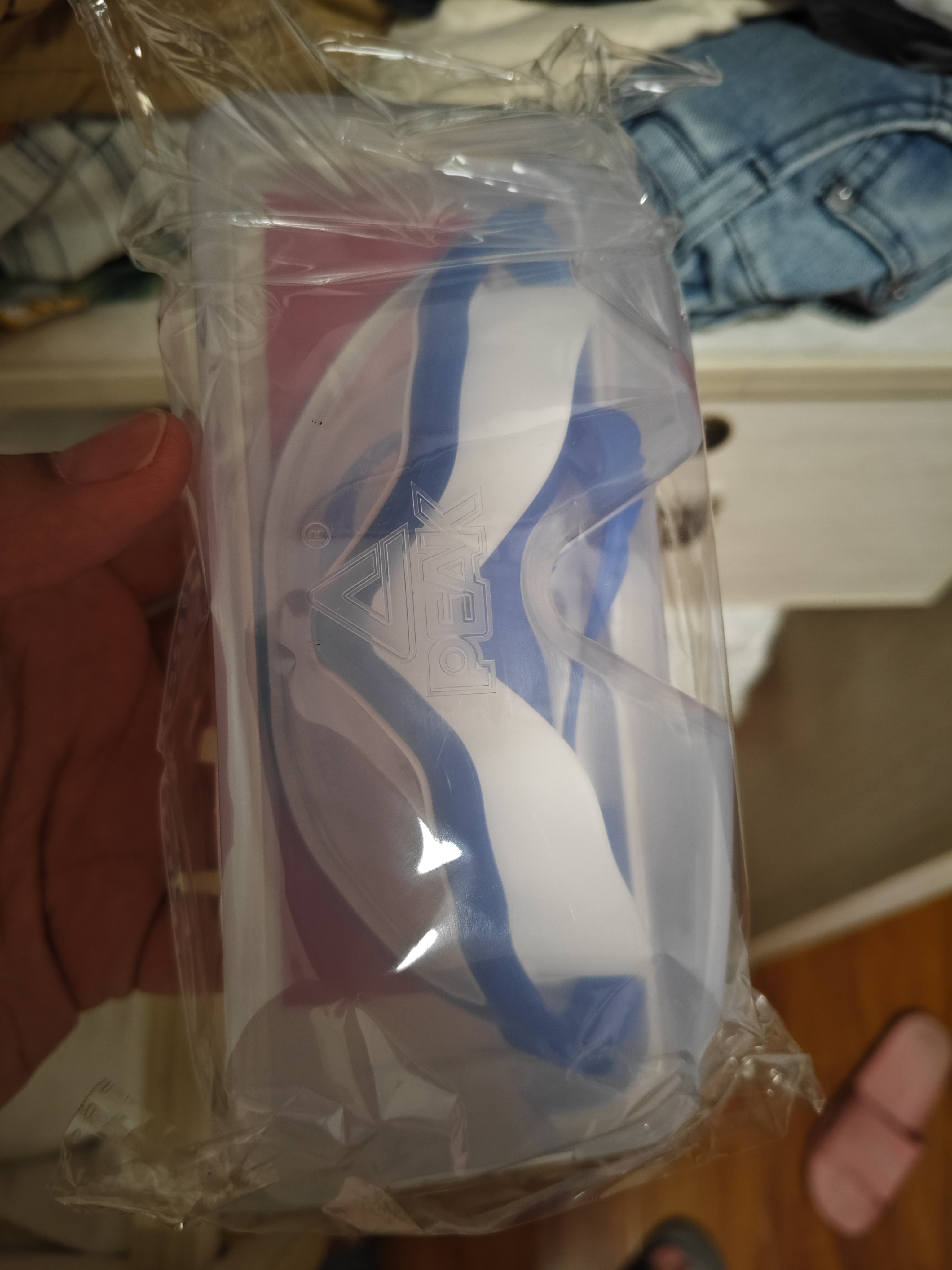 匹克儿童泳镜 男女童大框高清防雾防水透明游泳眼镜潜水镜装备06蓝色 实拍图