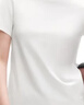 蕉下（beneunder）白t恤女短袖正肩打底衫棉吸汗春装内搭高档百搭CT005霜奶白M 实拍图