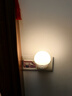 雷士（NVC）小夜灯卧室睡眠灯夜间柔光护眼床头按键插电伴睡节能灯0.7W 实拍图