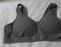 FENYE可调哺乳内衣产后喂奶纯棉睡眠文胸防下垂大胸睡觉可穿深灰L 实拍图